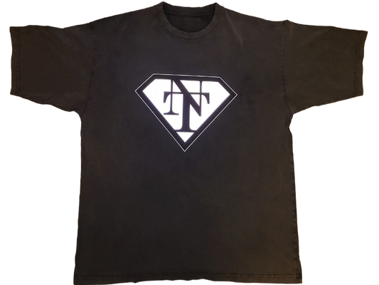 "Neighborhood Heroes" HEAVY LUXURY TEE (Vintage Black)