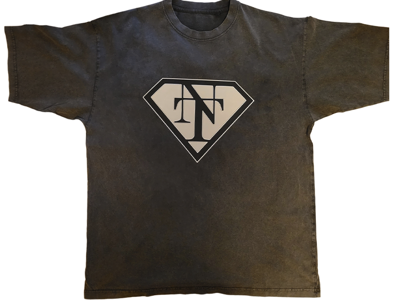 "Neighborhood Heroes" HEAVY LUXURY TEE (Vintage Black)