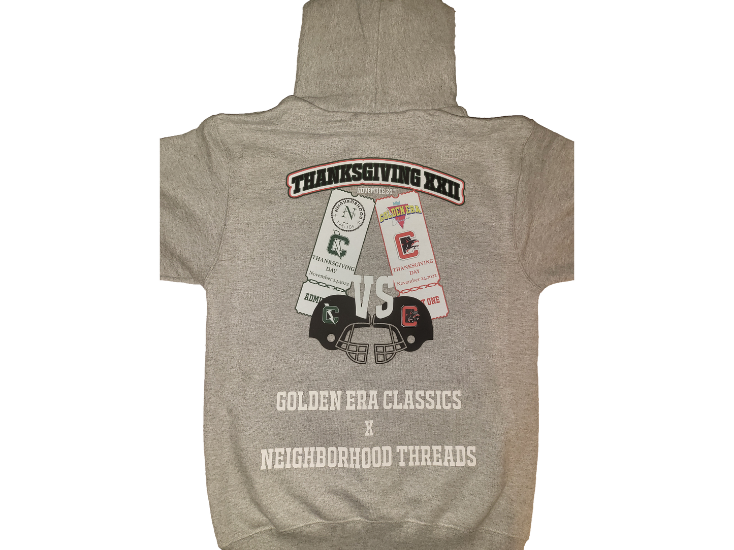 "Cranston East Vs West Thanksgiving 2022" Champion Hoodie