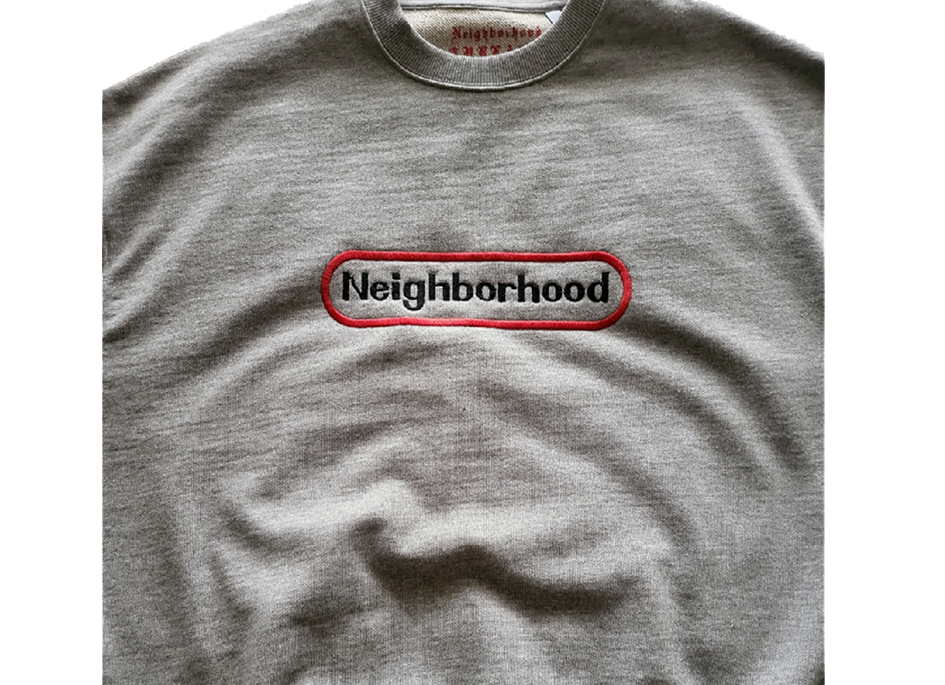 "Neighborhood Nostalgia" MEDIUM WEIGHT CREWNECK (Ash Grey)
