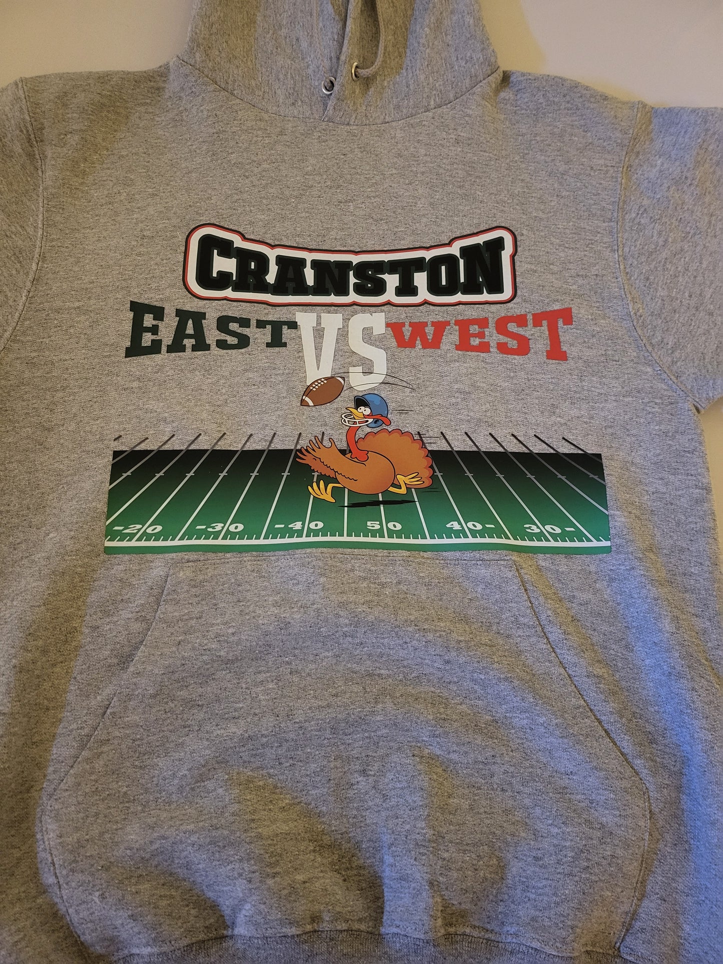 "Cranston East Vs West Thanksgiving 2022" Champion Hoodie